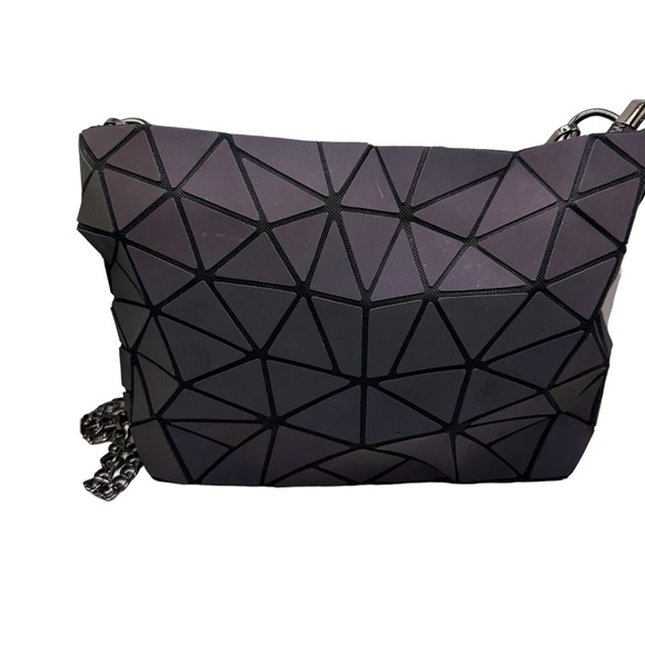 Lovevook Geometric translucent Luminous Iridescent small Crossbody Purse - Picture 5 of 7